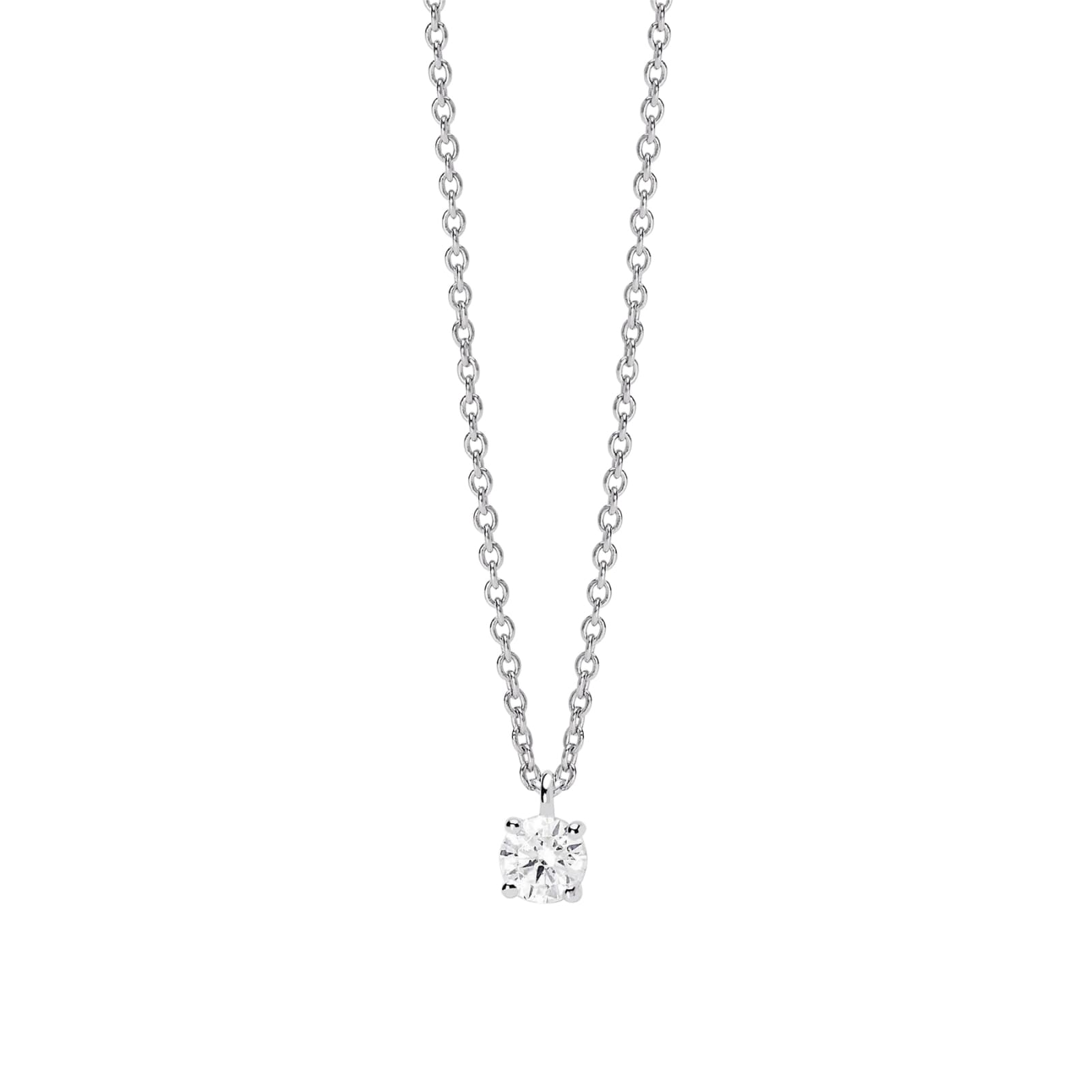 Collana punto luce Mabina My Diamond in argento diamante 0,25ct MISURA UNICA