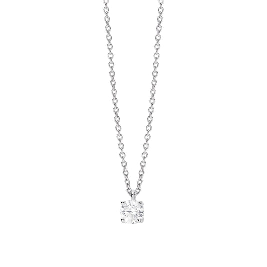 Collana punto luce Mabina My Diamond in argento diamante 0,33ct MISURA UNICA