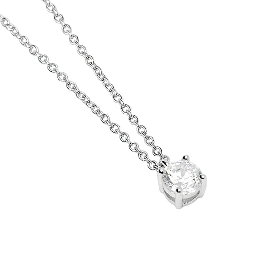 Collana punto luce Mabina My Diamond in argento diamante 0,33ct MISURA UNICA