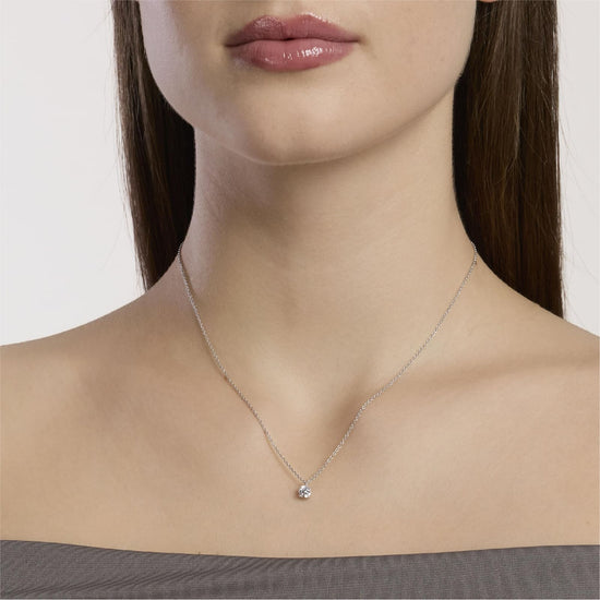 Collana punto luce Mabina My Diamond in argento diamante 0,33ct MISURA UNICA