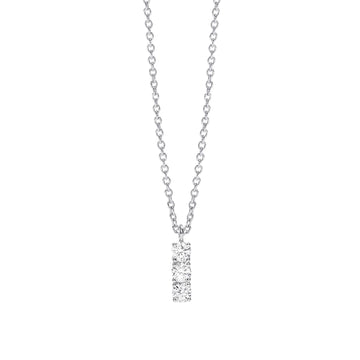 Collana Mabina My Diamond in argento diamante pendente 0,27ct MISURA UNICA
