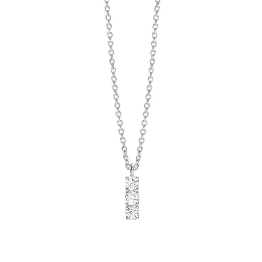 Collana Mabina My Diamond in argento diamante pendente 0,27ct MISURA UNICA