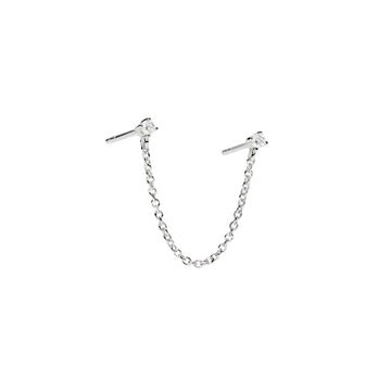 Orecchino pendente Mabina con diamanti Lab-Grown ct.0,07