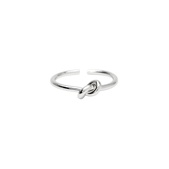 Anello aperto Kidult Style 95 in acciaio con nodo da donna Regolabile dalla 11 alla 19