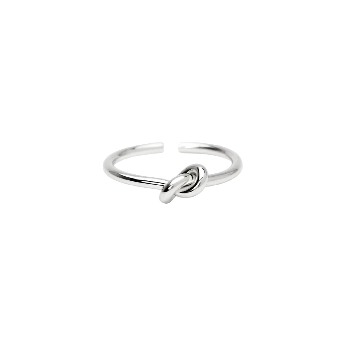 Anello aperto Kidult Style 95 in acciaio con nodo da donna Regolabile dalla 11 alla 19