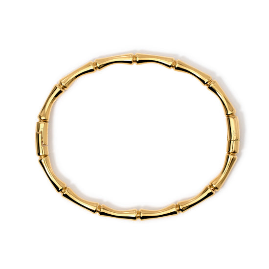 Bracciale rigido bambù Kidult Style acciaio dorato Rigido