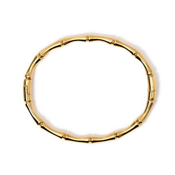 Bracciale rigido bambù Kidult Style acciaio dorato Rigido