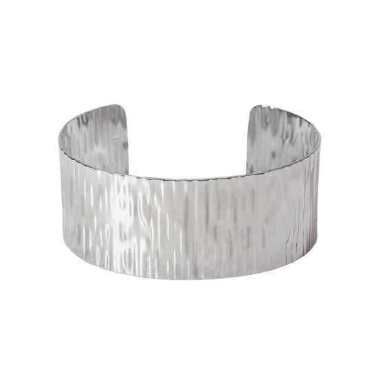 Bracciale rigido Kidult Style da donna in acciaio lavorato Rigido