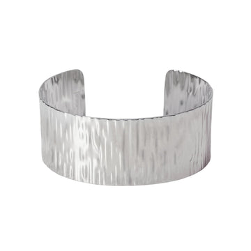 Bracciale rigido Kidult Style da donna in acciaio lavorato Rigido