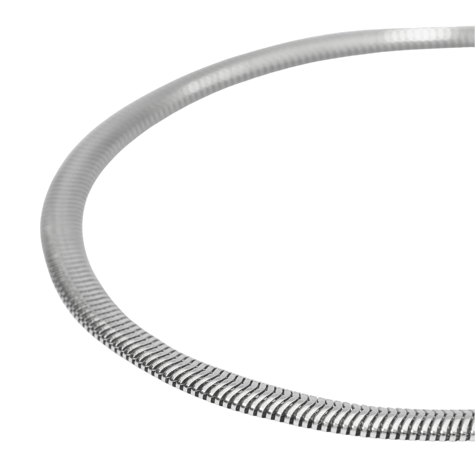 Bracciale Kidult Style in acciaio catena snake da uomo 21 cm