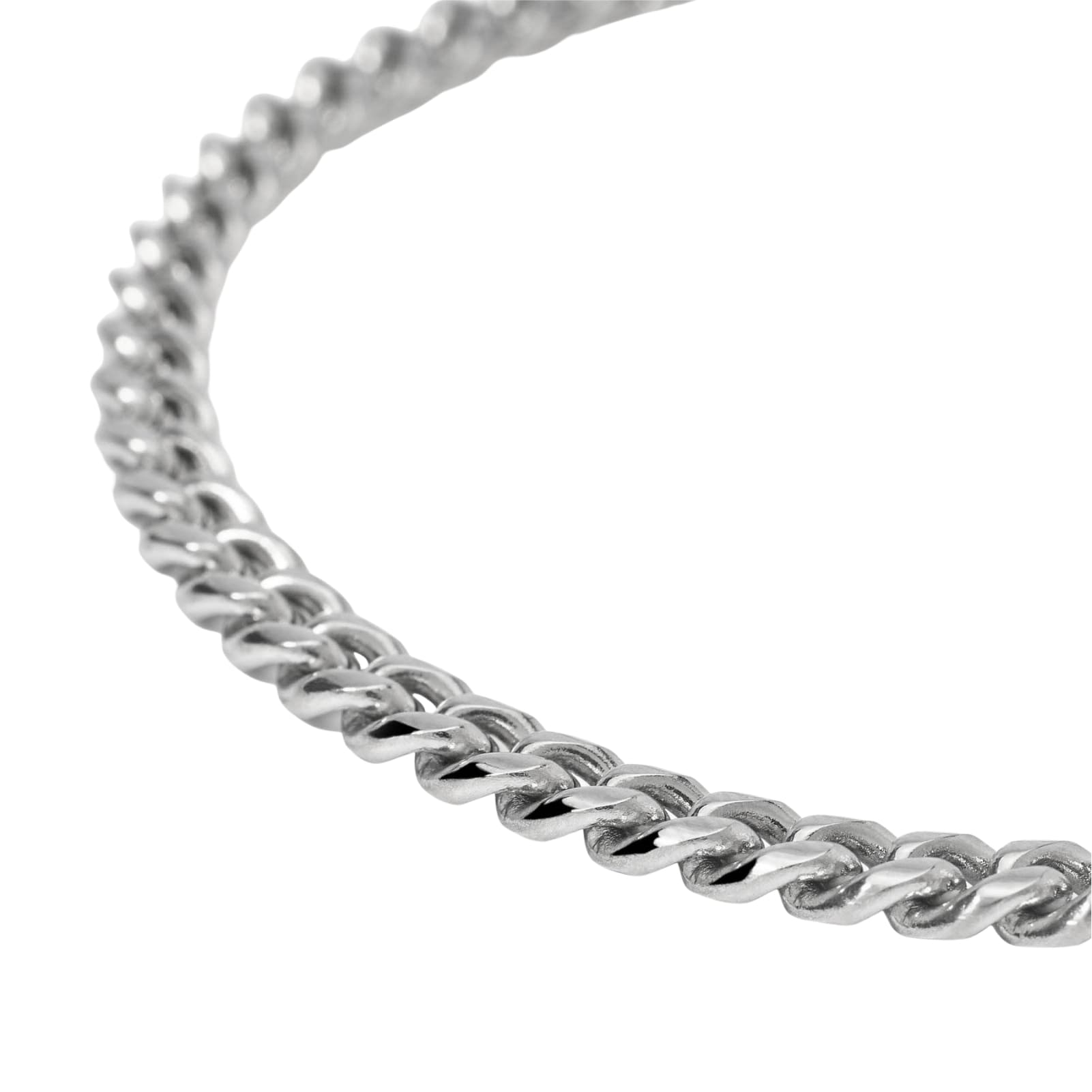 Bracciale Kidult Style in acciaio catena franco da uomo 21 cm