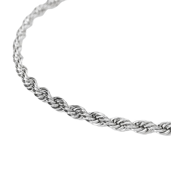 Bracciale catena Kidult Style in acciaio catena corda da uomo 21 cm