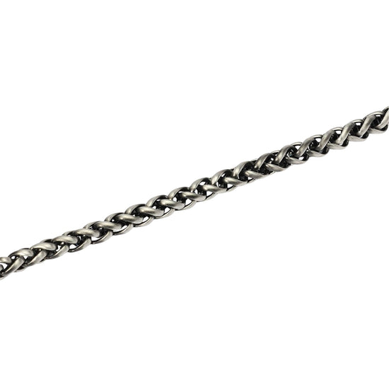 Bracciale Kidult Style in acciaio pvd gun catena spiga da uomo 21 cm