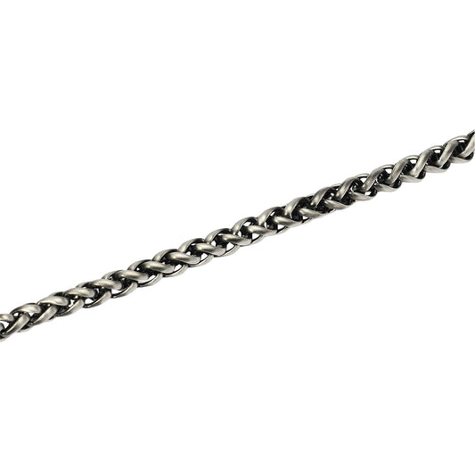 Bracciale Kidult Style in acciaio pvd gun catena spiga da uomo 21 cm