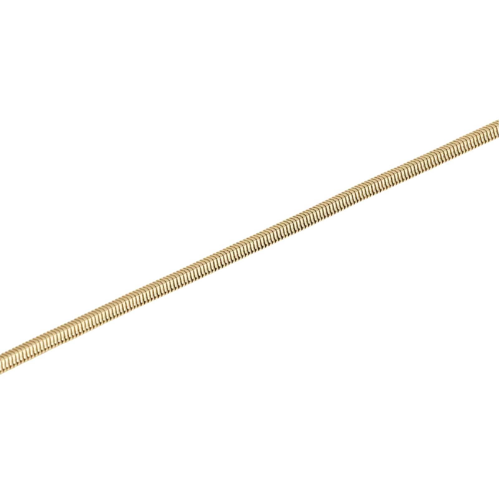 Bracciale Kidult Style in acciaio pvd oro catena snake da uomo 21 cm