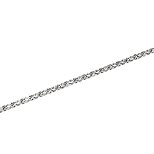 Bracciale Kidult Style in acciaio con catena fancy da uomo 21 cm