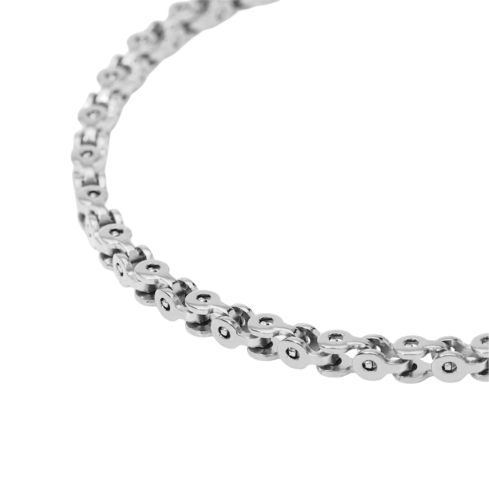 Bracciale Kidult Style in acciaio con catena fancy da uomo 21 cm