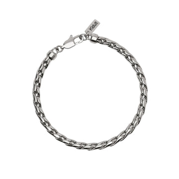 Bracciale Kidult Style in acciaio e catena cardano da uomo 20 cm