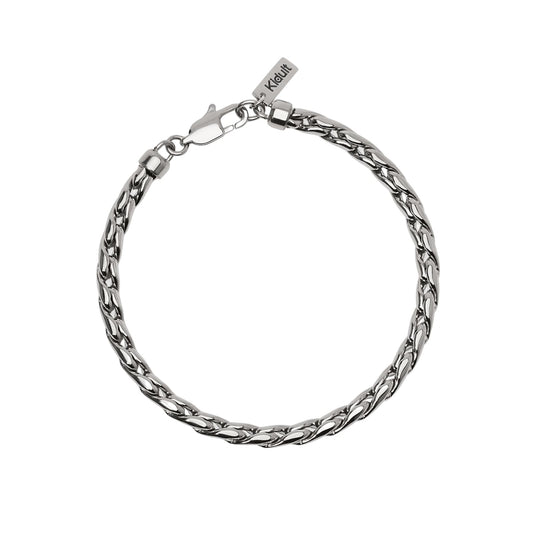 Bracciale Kidult Style in acciaio e catena cardano da uomo 20 cm