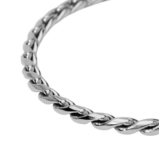 Bracciale Kidult Style in acciaio e catena cardano da uomo 20 cm