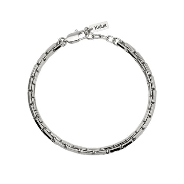 Bracciale Kidult Style in acciaio 316L catena cardano uomo 21,5 cm
