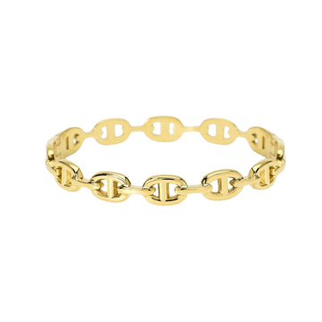 Bracciale bangle Kidult Style in acciaio pvd oro con staffa Rigido