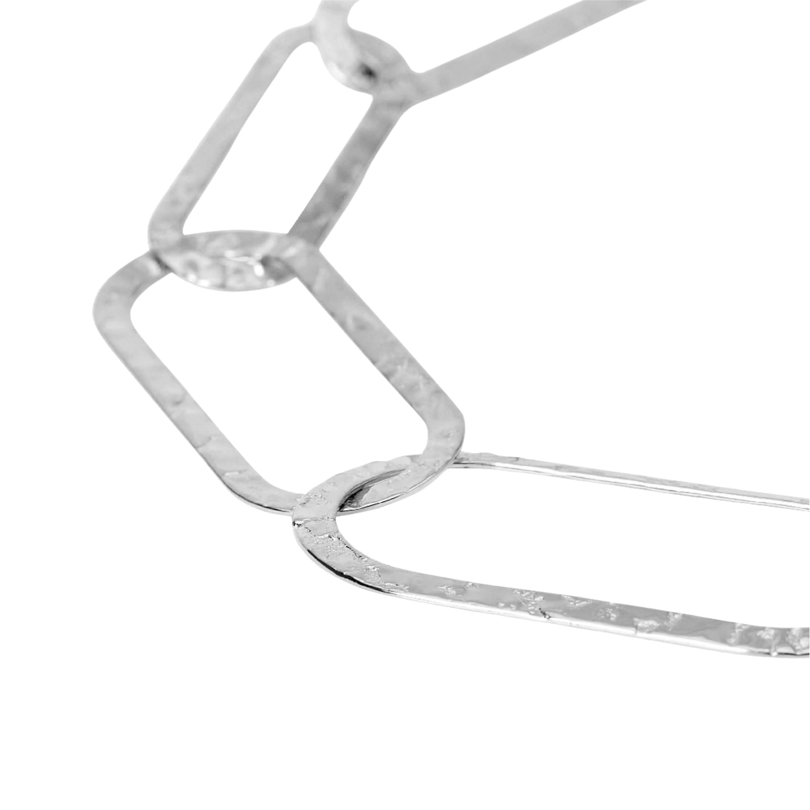 Bracciale catena Kidult Style in acciaio maglie allungate 23 cm