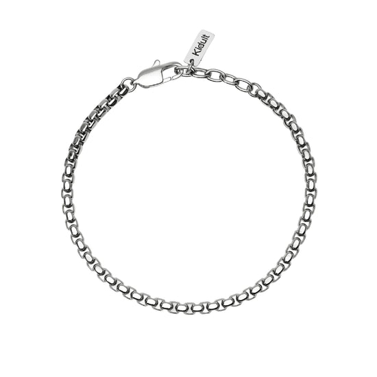 Bracciale catena veneta Kidult Style 57 in acciaio da uomo 21 cm