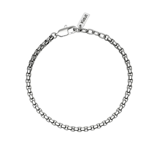 Bracciale catena veneta Kidult Style 57 in acciaio da uomo 21 cm