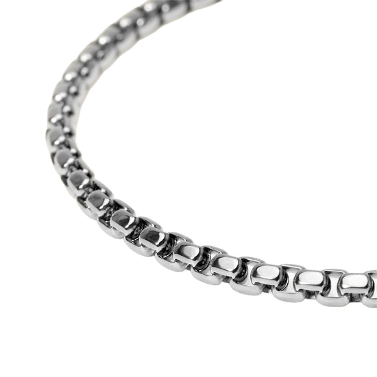 Bracciale catena veneta Kidult Style 57 in acciaio da uomo 21 cm