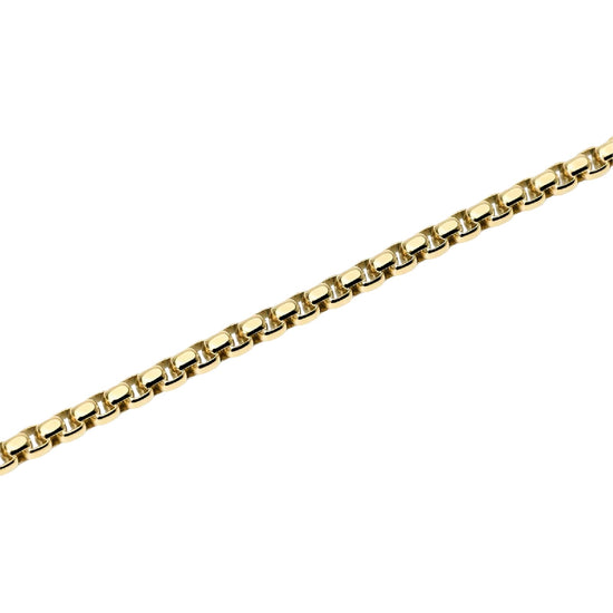 Bracciale catena veneta Kidult Style 57 in acciaio dorato 21 cm