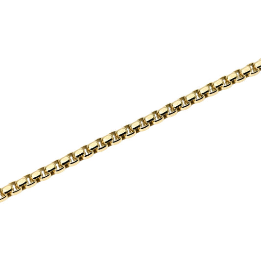 Bracciale catena veneta Kidult Style 57 in acciaio dorato 21 cm