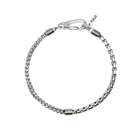 Bracciale catena veneta Kidult Style 62 in acciaio uomo 20 uomo