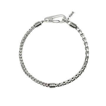 Bracciale catena veneta Kidult Style 62 in acciaio uomo 20 uomo
