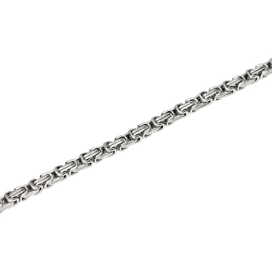 Bracciale catena bizantina Kidult Style 58 in acciaio uomo 21 cm