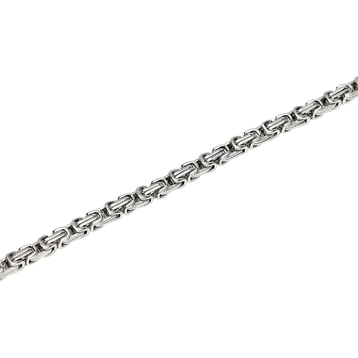 Bracciale catena bizantina Kidult Style 58 in acciaio uomo 21 cm