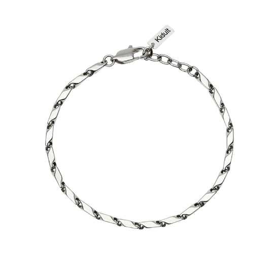 Bracciale catena fancy Kidult Style 60 in acciaio uomo 21 cm