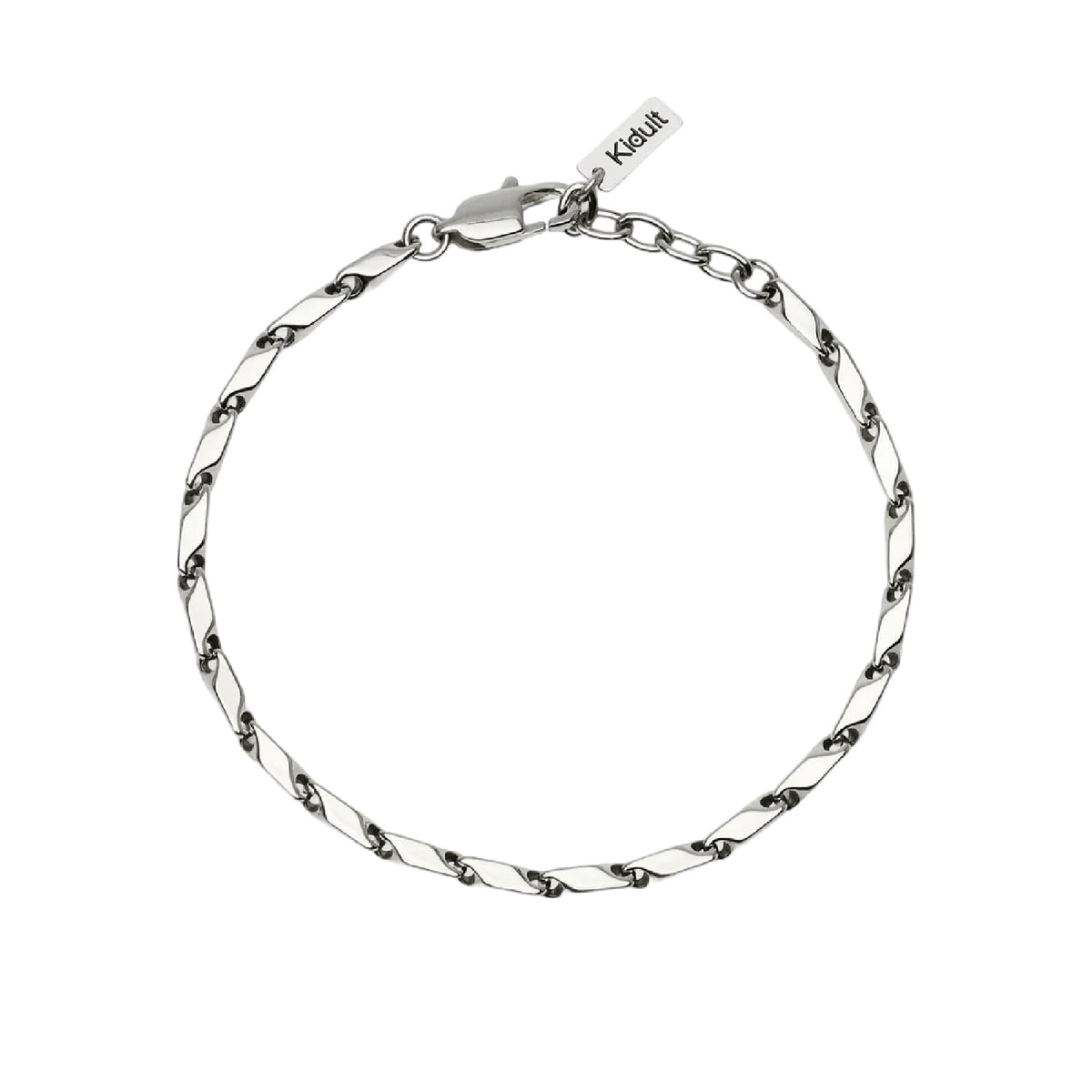 Bracciale catena fancy Kidult Style 60 in acciaio uomo 21 cm