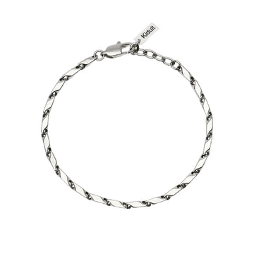Bracciale catena fancy Kidult Style 60 in acciaio uomo 21 cm