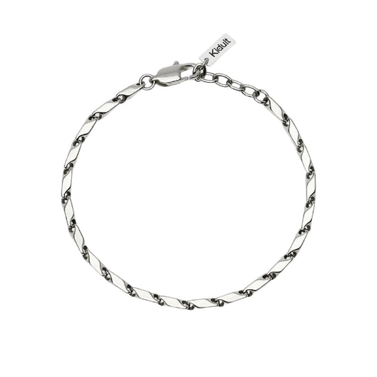 Bracciale catena fancy Kidult Style 60 in acciaio uomo 21 cm