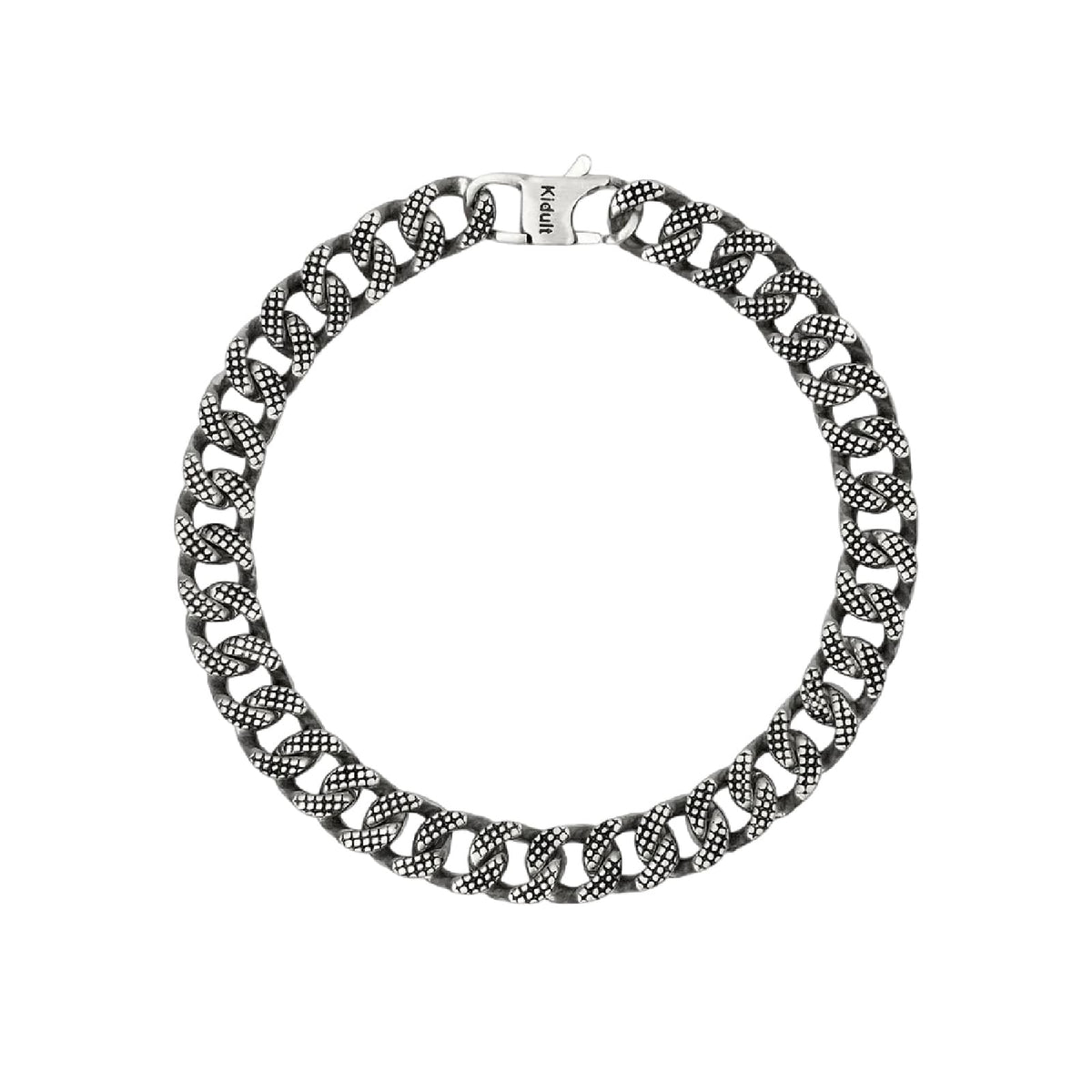 Bracciale catena groumette Kidult Style 43 in acciaio uomo 20 uomo
