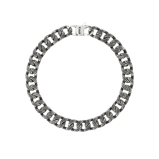 Bracciale catena groumette Kidult Style 43 in acciaio uomo 20 uomo