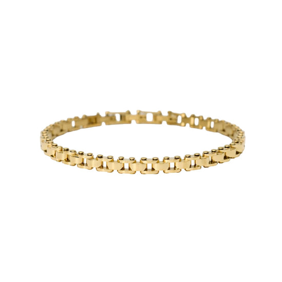 Bracciale catena Kidult Style 66 in acciaio pdv oro uomo 20,5 cm