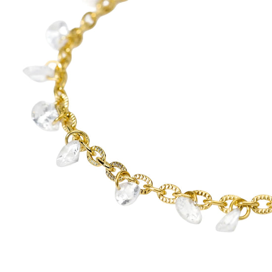 Bracciale catena fancy Kidult Style 101 in acciaio dorato 19 cm