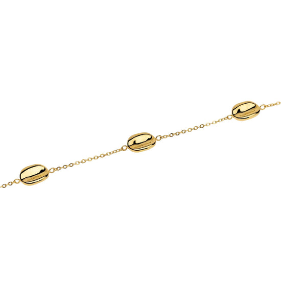 Bracciale catena rolò Kidult Style 46 in acciaio dorato 19 cm