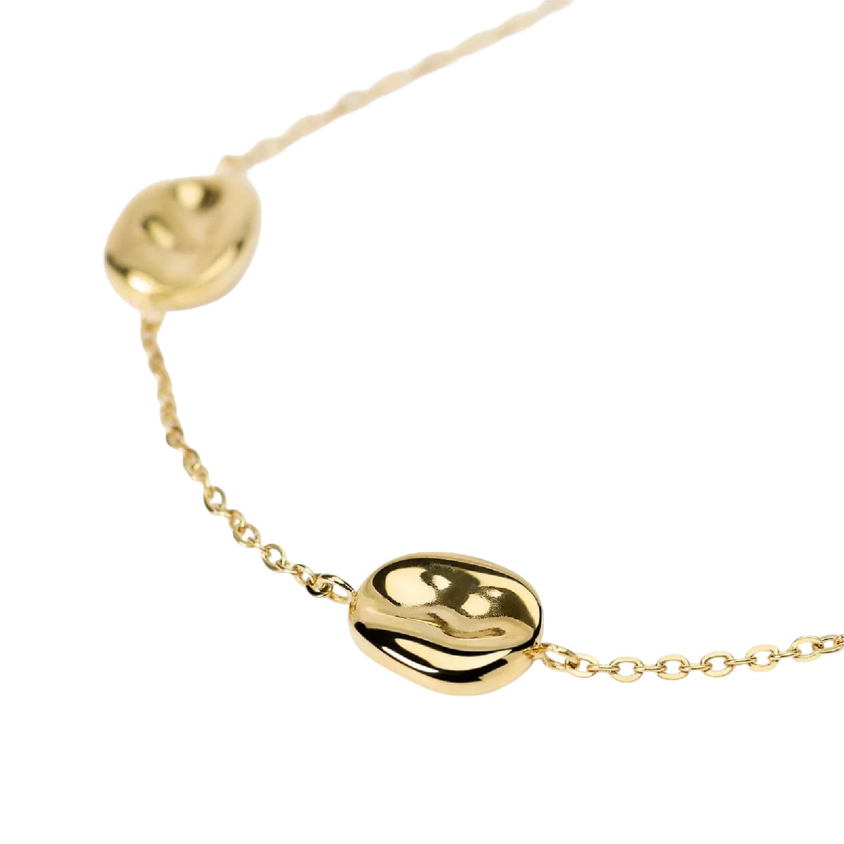 Bracciale catena rolò Kidult Style 46 in acciaio dorato 19 cm