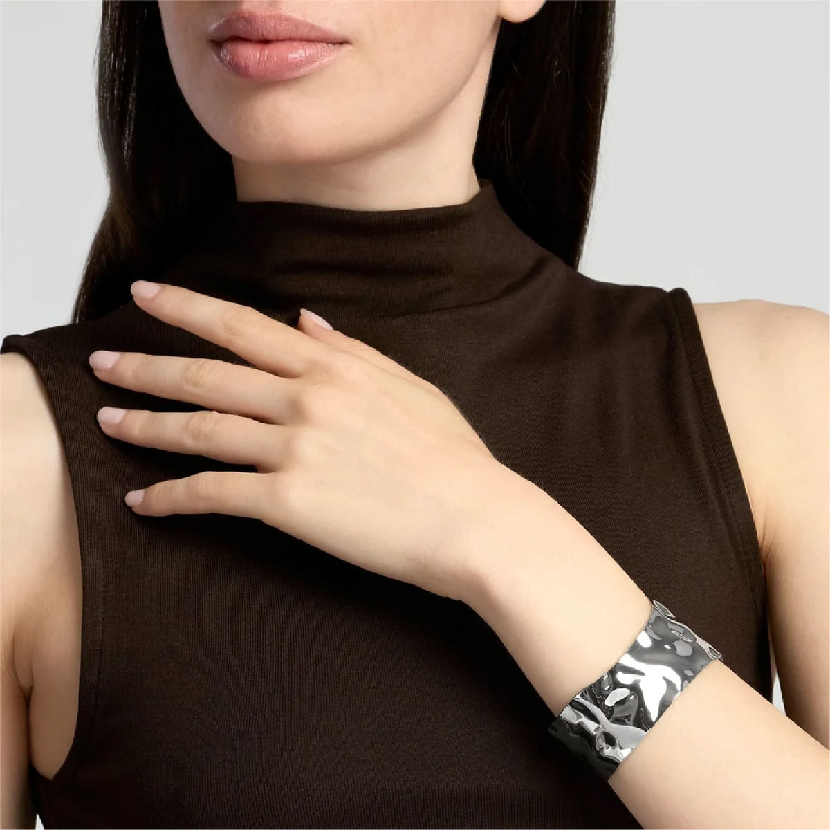 Bracciale aperto rigido Kidult Style 105 in acciaio Rigido