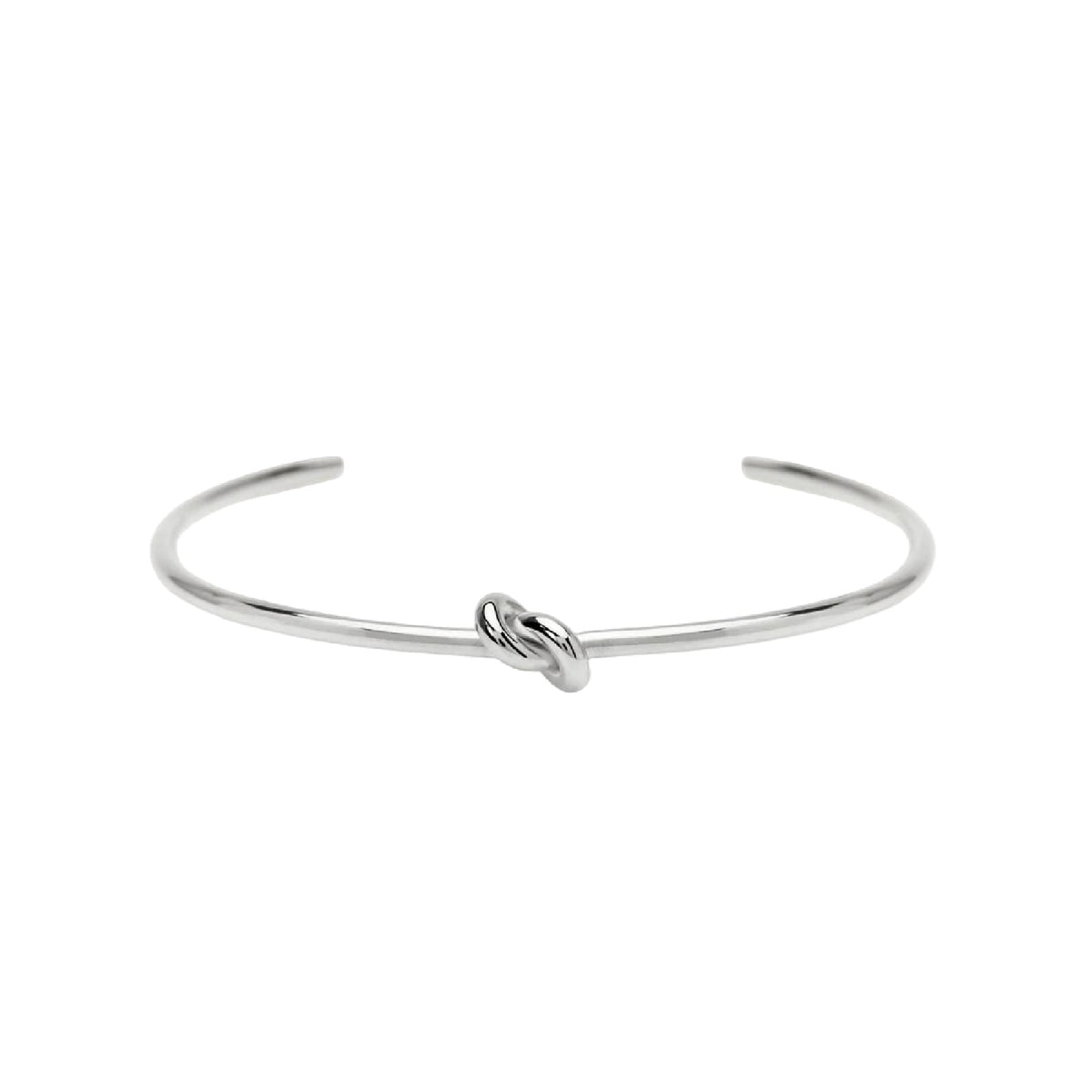 Bracciale aperto rigido Kidult Style 95 in acciaio nodo Rigido