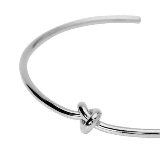 Bracciale aperto rigido Kidult Style 95 in acciaio nodo Rigido