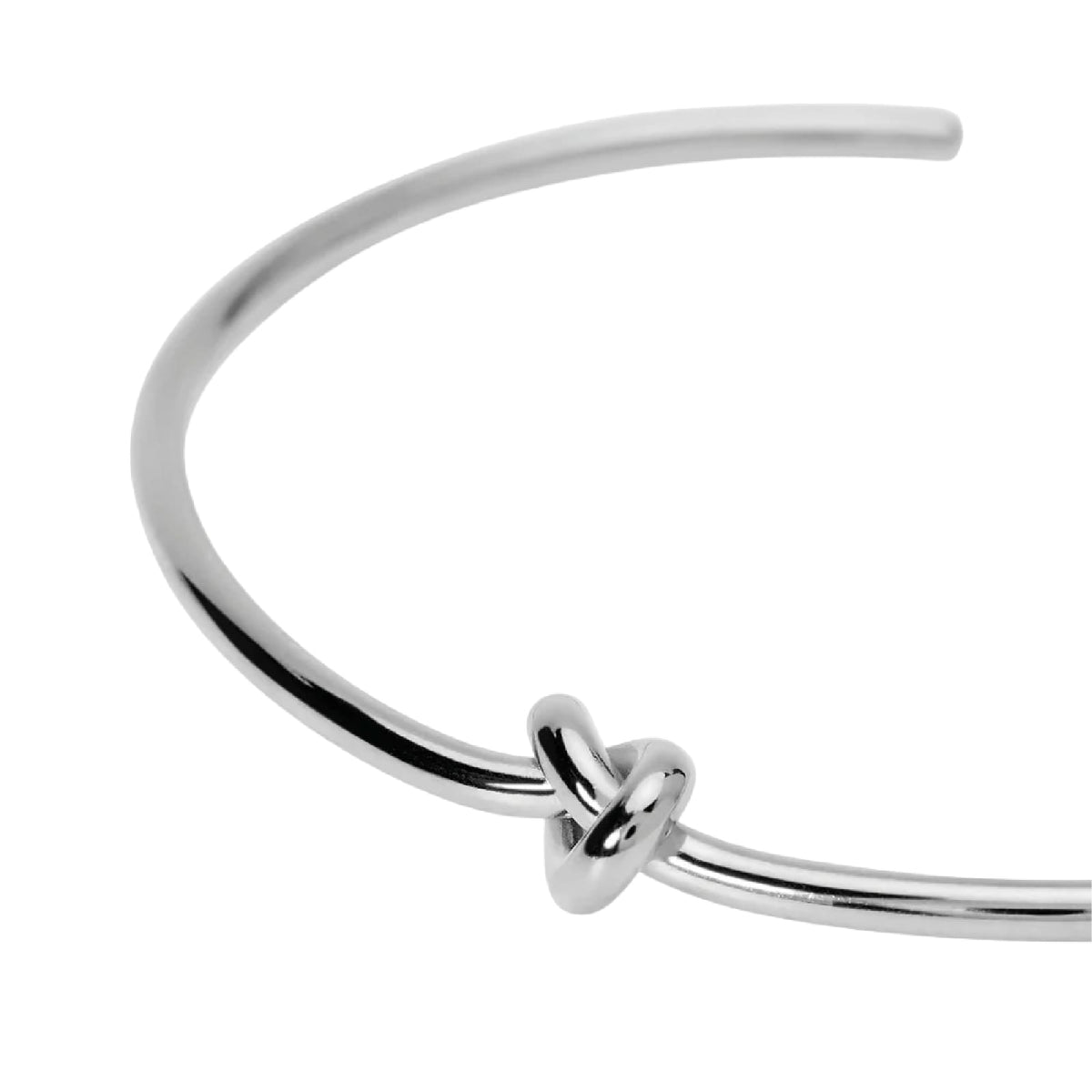 Bracciale aperto rigido Kidult Style 95 in acciaio nodo Rigido